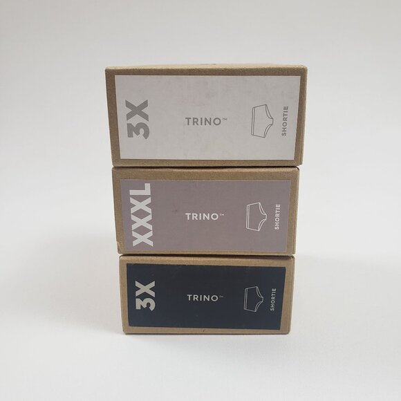 Allbirds Womens Shortie Underwear Trino 3-Pack 3X & XXXL Nimbus Pitaya Raincloud - Picture 15 of 15